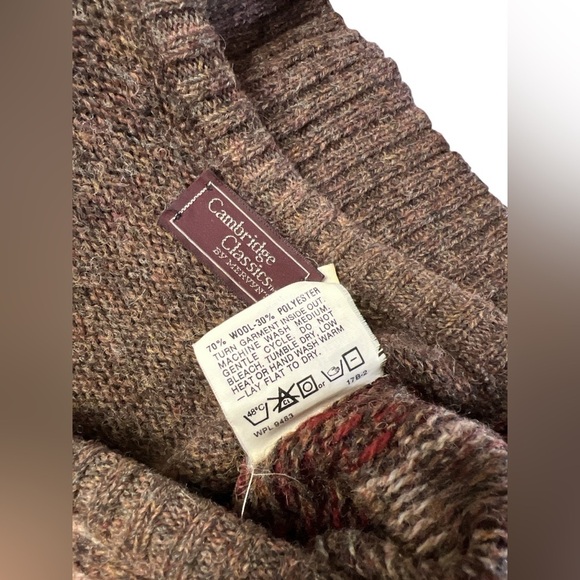 Cambridge classics wool brown sweater vest - Picture 4 of 5